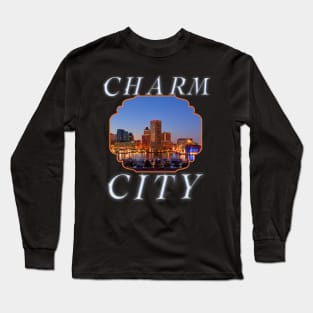 CHARM CITY SET DESIGN Long Sleeve T-Shirt